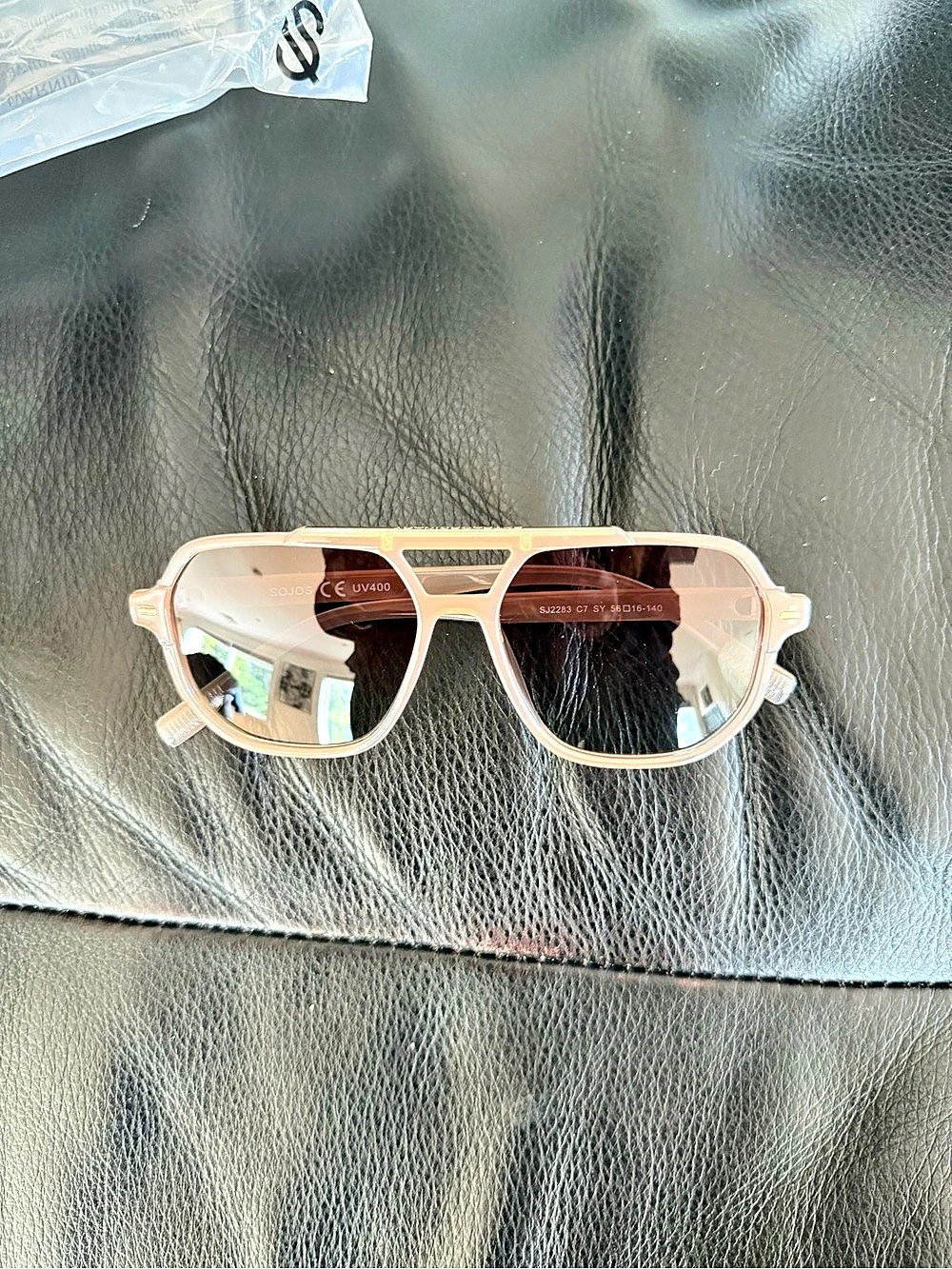 SOJOS Classic Square Sunglasses SJ2263 Pink